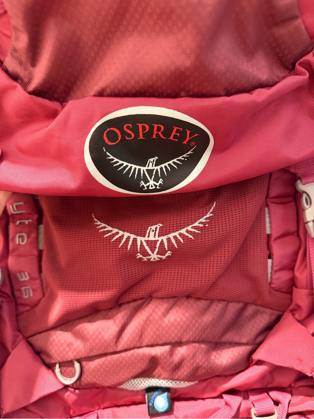 OSPREY Kyte 36 Pink Women's Backpack - Top-Load Hiking Pack - Picture 3 of 6